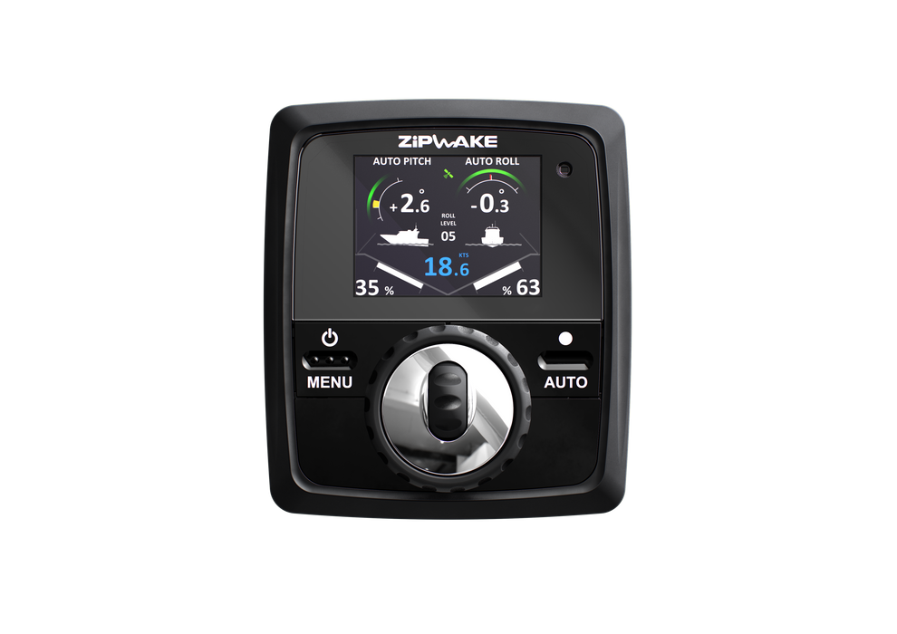 Zipwake 2011238 Series S CP-S Control Panel with 7 m (23 ft) Standard Cable — product view