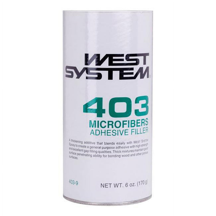 West System 403-9 Microfibras Relleno de 6.0 oz