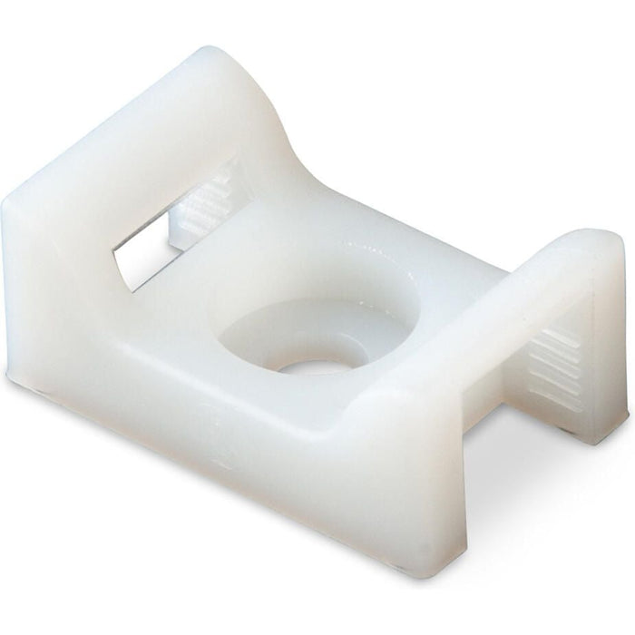 Ancor 199231 Cable Tie Screw Mounts, Natural, 25/pk