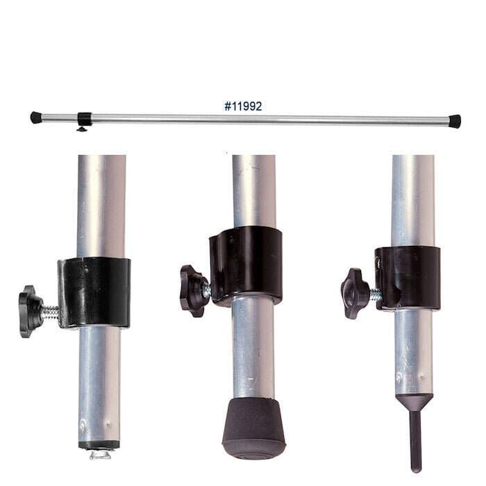 Taylor Made Products 11992 Taylor Super Support Pole w/Canvas Snap, Grommet Tip & Plain End Cap, 36"-64"