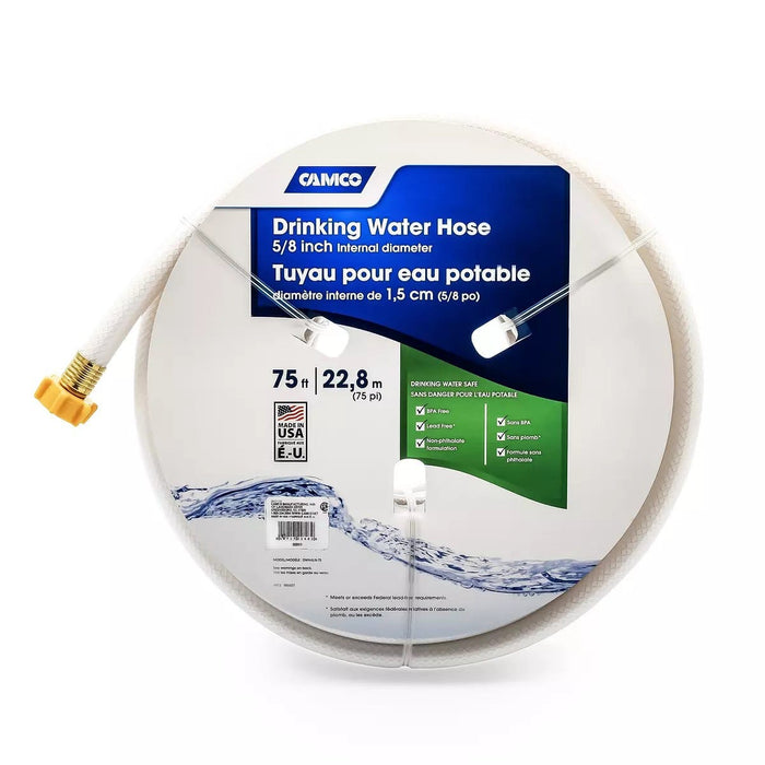 Camco 22803 Fresh Water Hose 75' 5/8 Id