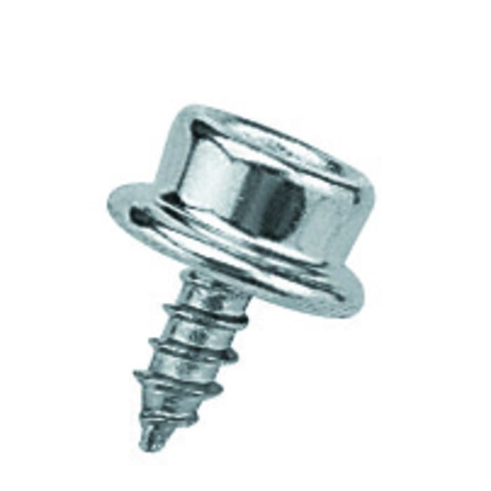 Sea Dog 299111-1 Sea-Dog Screw Snap Stud (#8 Screw), Nickel Plated Brass, 6 sets