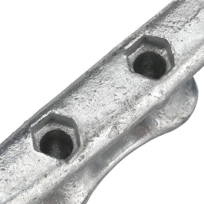 Attwood 12100L3 Cast Iron Galvanized Dock Cleat 6"