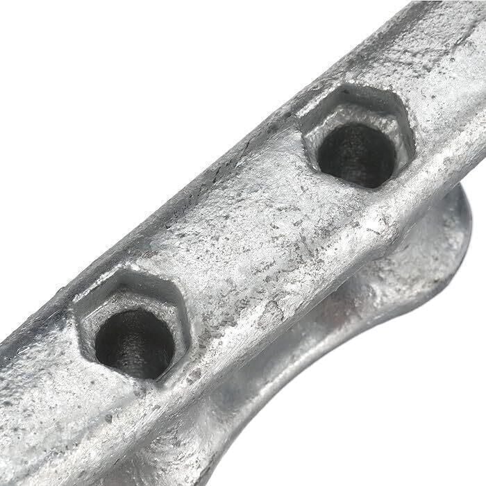 Attwood 12102L3 Cast Iron Galvanized Dock Cleat 8"