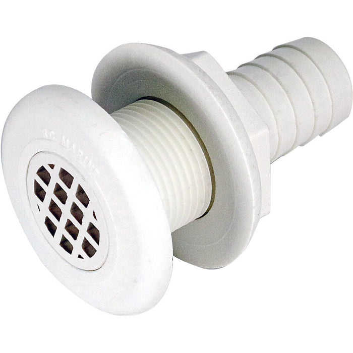 Forespar 906031 CF253S Marelon Hose Tailpipe Mushroom Head Thru Hull w/Nut &, Screen, White