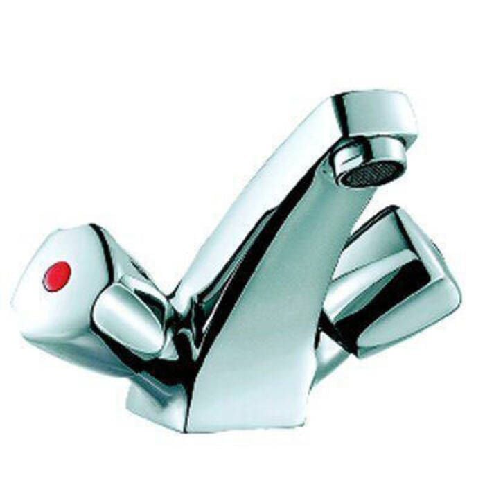 Scandvik 70001 Chrome Plated Brass Classic Basin Mixer Faucet