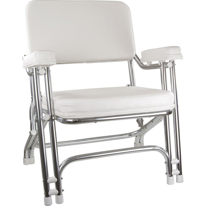 Springfield 1080021 Deck Folding Chair, White