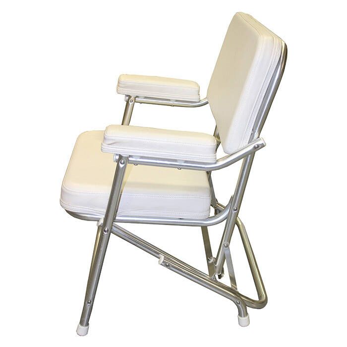 Springfield 1080021 Deck Folding Chair, White