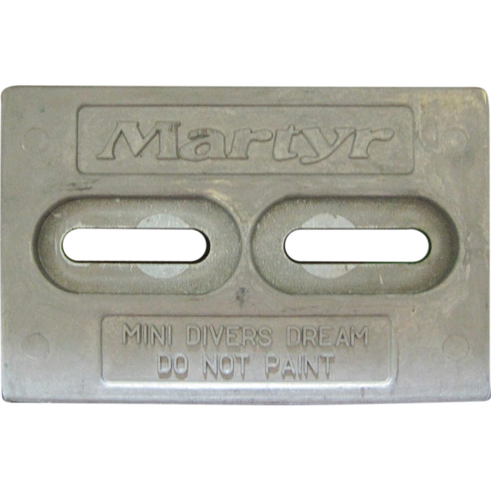 Martyr CMDIVERMINIM Hull Anode 6" x 4" x 1/2", Magnesium