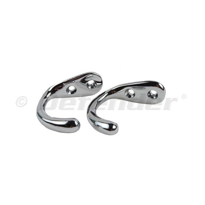 Sea Dog 671500-1 Sea-Dog Single Coat Hook Small, Chromme/Brass, pr.