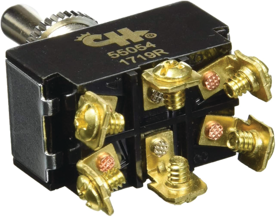 Cole Hersee 5592-BP On-Off-On Toggle DPDT-6 Screw