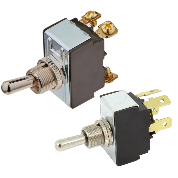 Cole Hersee 5592-BP On-Off-On Toggle DPDT-6 Screw
