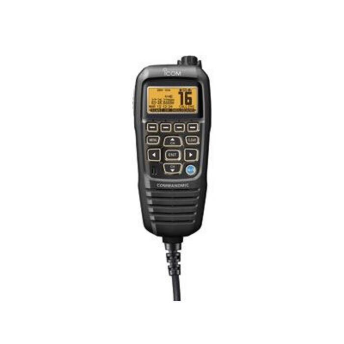 Icom HM195B 41 EXP CommandMic IV w/Yellow BlackLit LCD Black