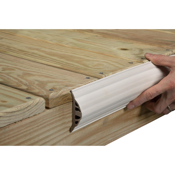 Taylor Made Products 46030 Comm Side Gard White Strght 10'