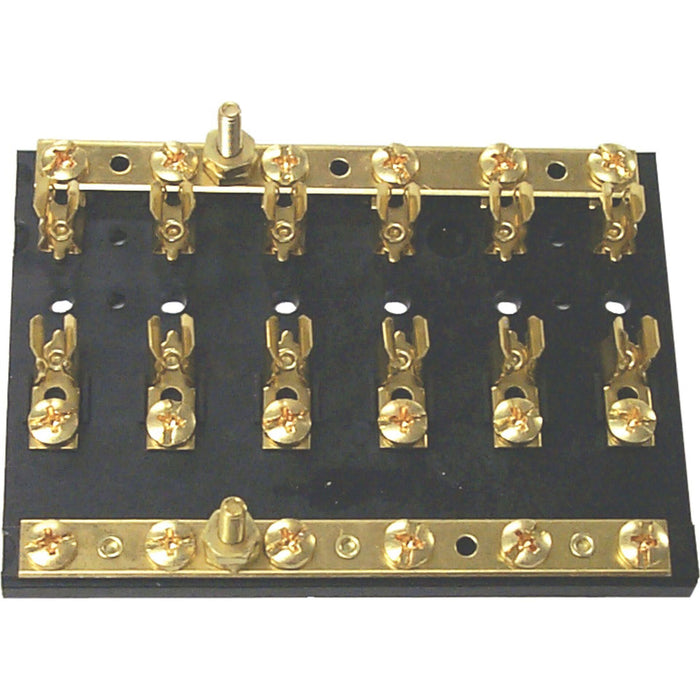 Sierra FS40560-1 Hot Feed Common Ground 6 Gang SFE/AGC/MDL Fuse Block