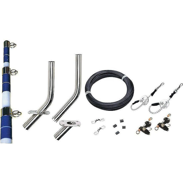 Seachoice 88251 Outrigger Kit-15' White/Blue-Complete