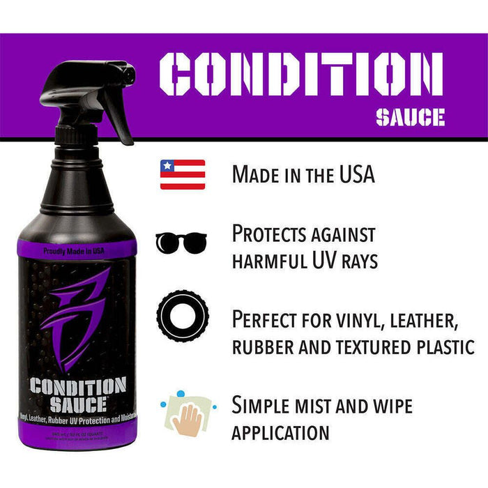 Boat Bling CS0128 Condition Sauce Moisturizing Conditioner w/UV Sun Protection, Gal.