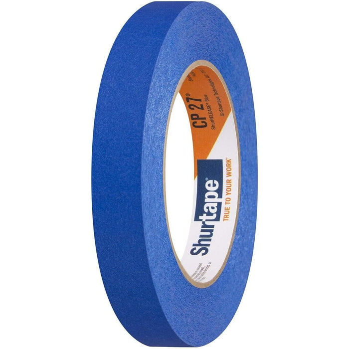 Shurtape 202871 CP27 Shurrelease 14-Day Blue Painter's Tape, 3/4" x 180', Blue