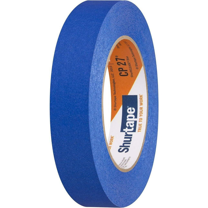 Shurtape 202872 CP27 Shurrelease 14-Day Blue Painter's Tape, 1" x 180', Blue