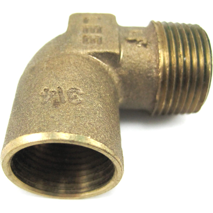 Crusader 727003 90 Degree Elbow 3/4NPT X 1" Hose Barb - Brass