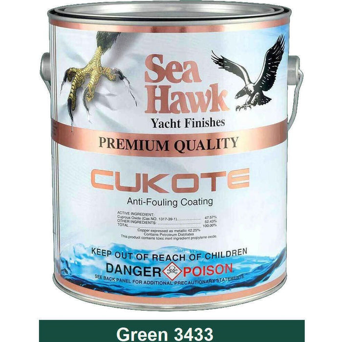 Seahawk Paint 3433GL Cukote Green, Gal.