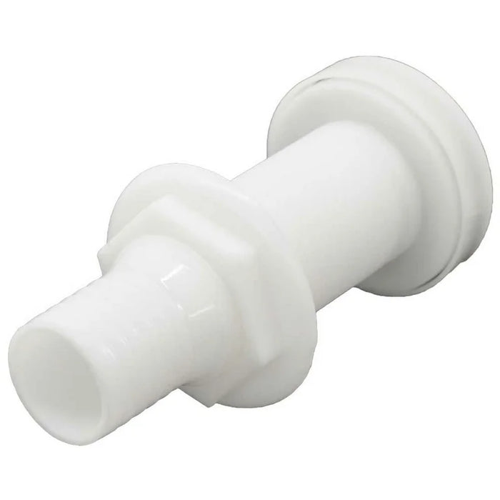 Imbornal pasacascos Attwood para manguera, blanco, 1-1/2"