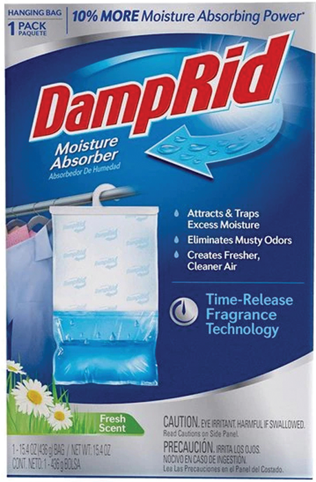 Damp Rid FG80FSSB Fresh Scent Hanging Moisture Absorber, 14 oz.