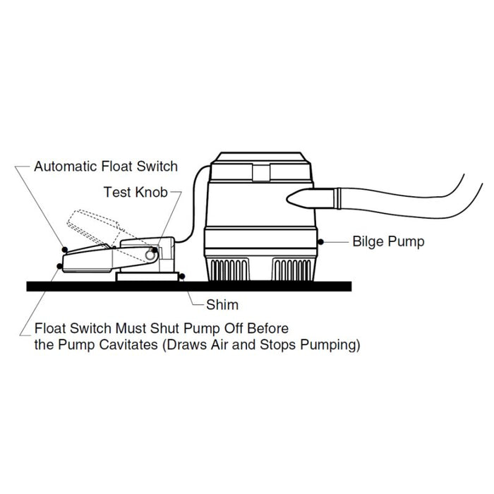 Bomba de achique de servicio pesado Attwood serie 1700 - 12 V - 1700 GPH