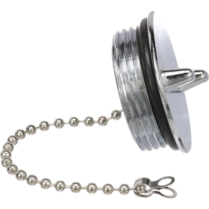 Seachoice 32521 Chrome Plated Zamak Replacement Cap For Deck Fill 32041