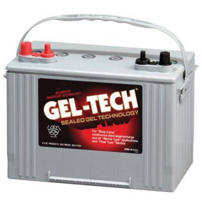 Gel-Tech Deep Cycle Marine Battery - Group 27 - 8G27M