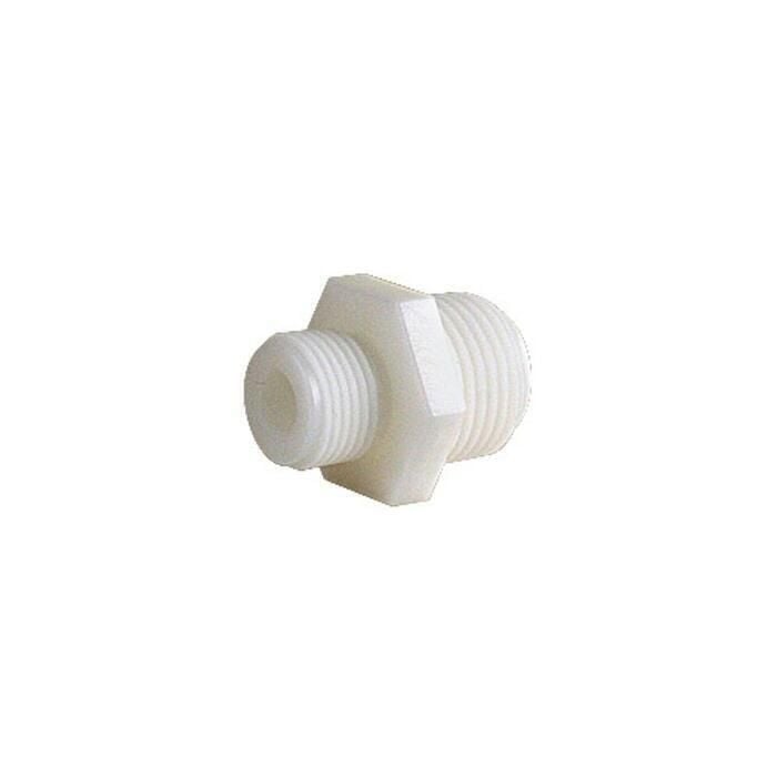 Scandvik 10961P 11004 Delrin Hose Adapter 3/8â€ male BSP to 1/2â€ male NPS