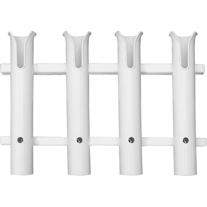 Taco Metals P03-064W Polyethylene 4-Rod Rack, White