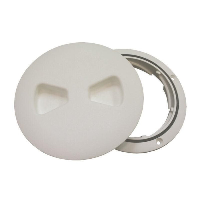 TH Marine DPSLP-4-2-DP T-H Marine Low Profile Twist-Out Deck Plate 4"