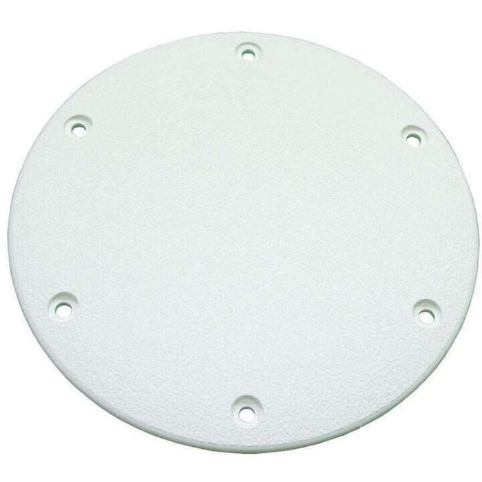 TH Marine DSSDP-1-2-DP T-H Marine Designer Series Screw Down Deck Plate 6" OD, Polar White