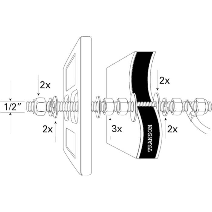 Martyr CMDIVERM Hull Anode 1/2" x 6" x 12", Magnesium