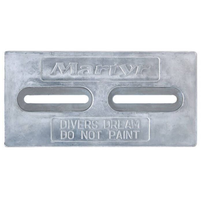 Martyr CMDIVERM Hull Anode 1/2" x 6" x 12", Magnesium