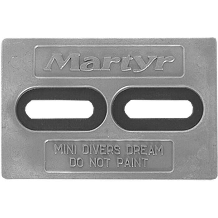 Martyr CMDIVERMINIM Hull Anode 6" x 4" x 1/2", Magnesium