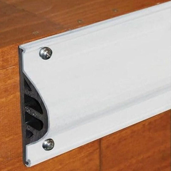 Taylor Made Products 45991 Taylor Dock Pro Commerical Grade Premium Side Gard, 4.25" High, 10' Straight, White