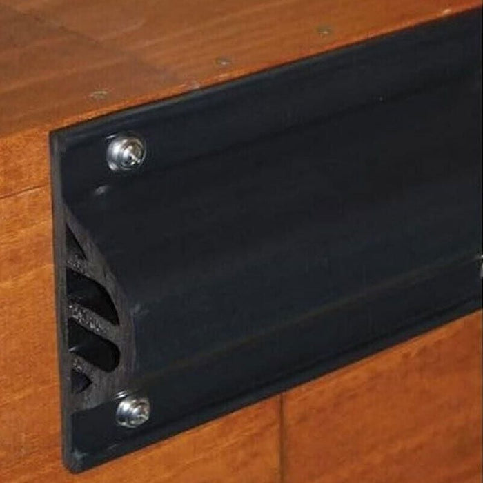 Taylor Made Products 45990 Taylor Dock Pro Commerical Grade Premium Side Gard, 4.25" High, 10' Coil, Black