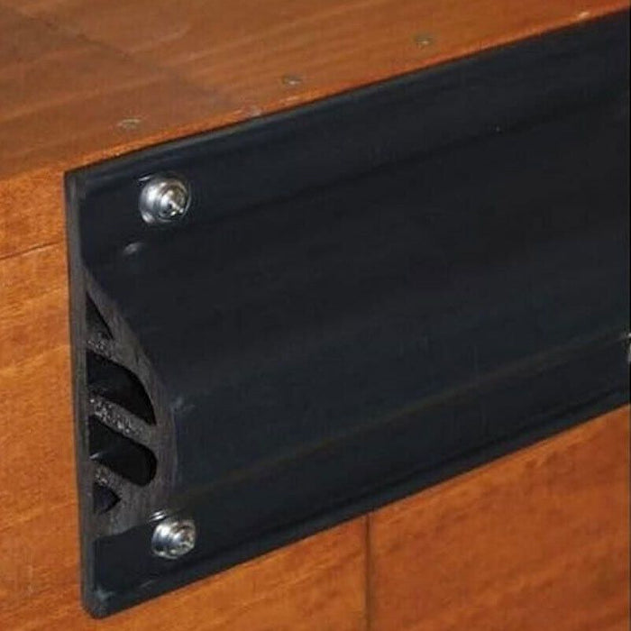 Taylor Made Products 45989 Taylor Dock Pro Commerical Grade Premium Side Gard, 4.25" High, 10' Straight, Black