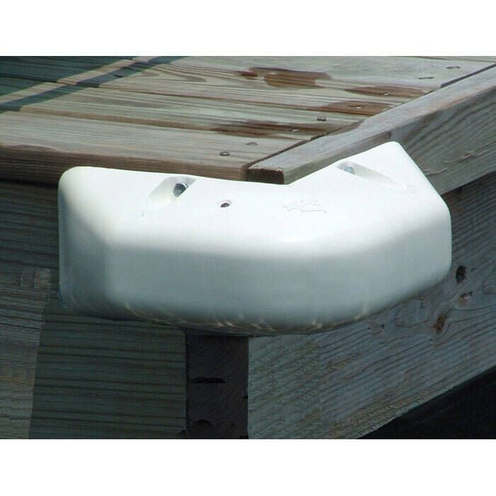 Taylor Made Products 45510 Taylor Dock Pro Heavy-Duty Vinyl Dock Bumper 4" D x, 5" H White