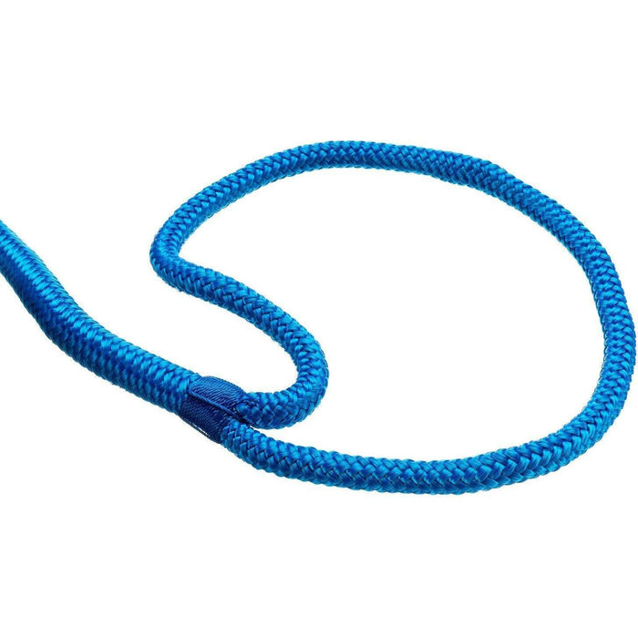 Seachoice Double-Braid Nylon Dock Line w/ Eye Splice, Pre-Shrunk, Heat Stabilized, 3/8 In. X 15 Ft., Blue