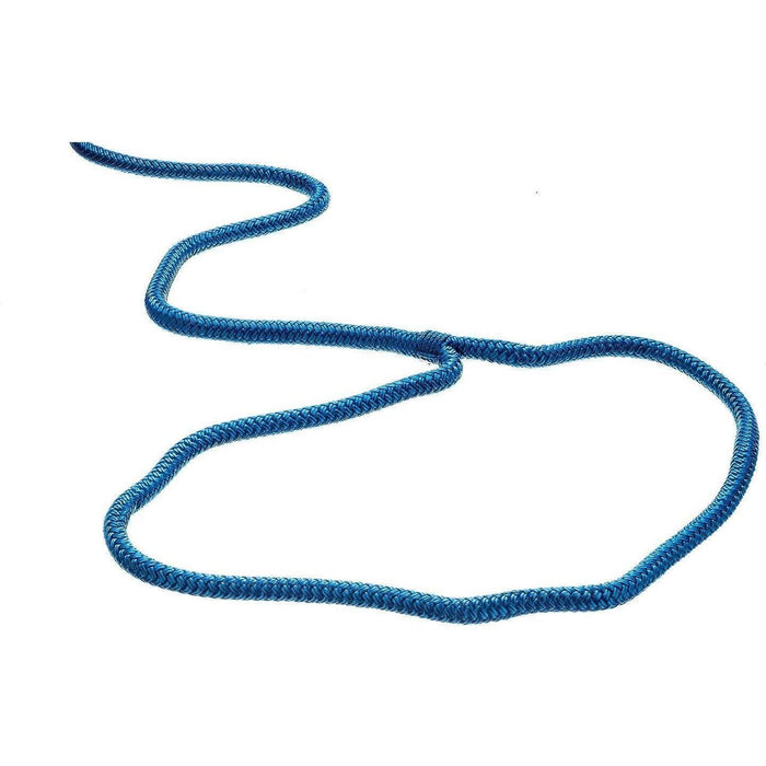 Seachoice Double-Braid Nylon Dock Line w/ Eye Splice, Pre-Shrunk, Heat Stabilized, 3/8 In. X 25 Ft., Blue