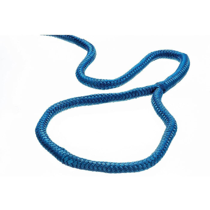Seachoice Double-Braid Nylon Dock Line w/ Eye Splice, Pre-Shrunk, Heat Stabilized, 5/8 In. X 35 Ft., Blue