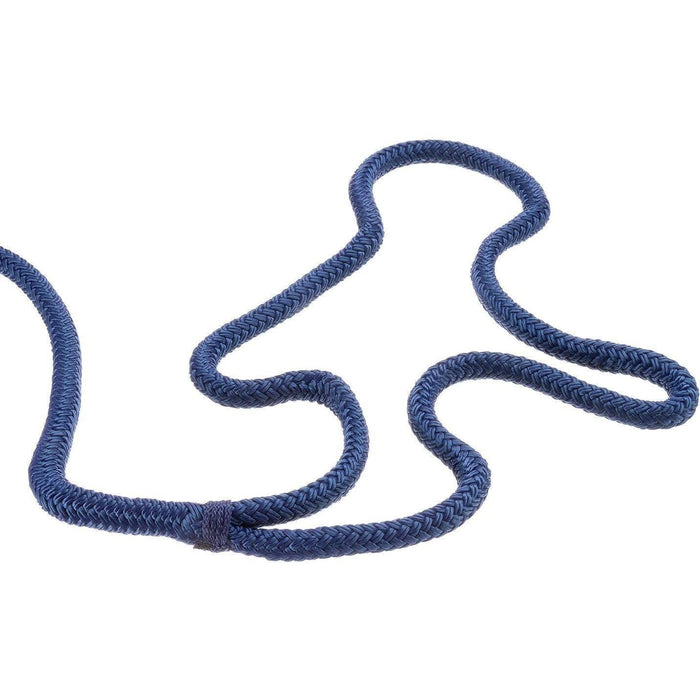 Seachoice Double-Braid Nylon Dock Line w/ Eye Splice, Pre-Shrunk, Heat Stabilized, 3/8 In. X 15 Ft., Navy