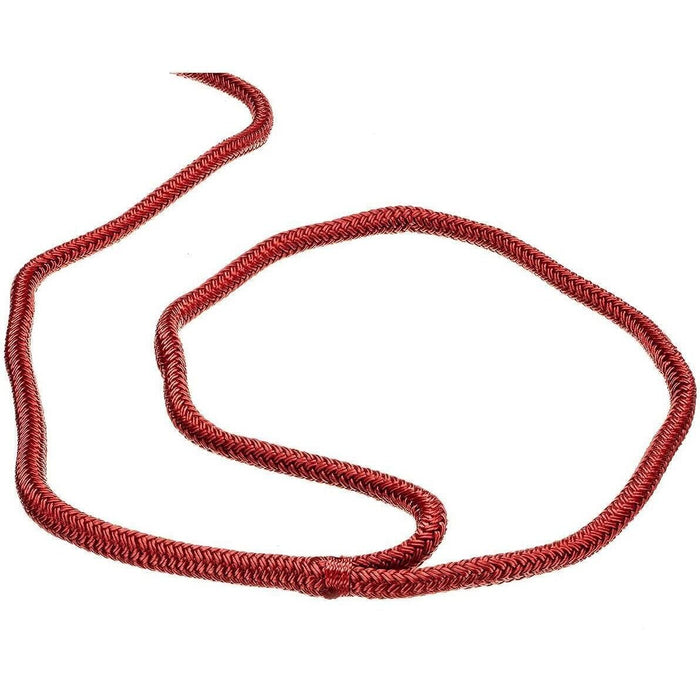 Seachoice Double-Braid Nylon Dock Line w/ Eye Splice, Pre-Shrunk, Heat Stabilized, 1/2 In. X 25 Ft., Red