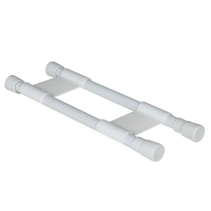 Camco 44093 Double Cupboard Bars, White