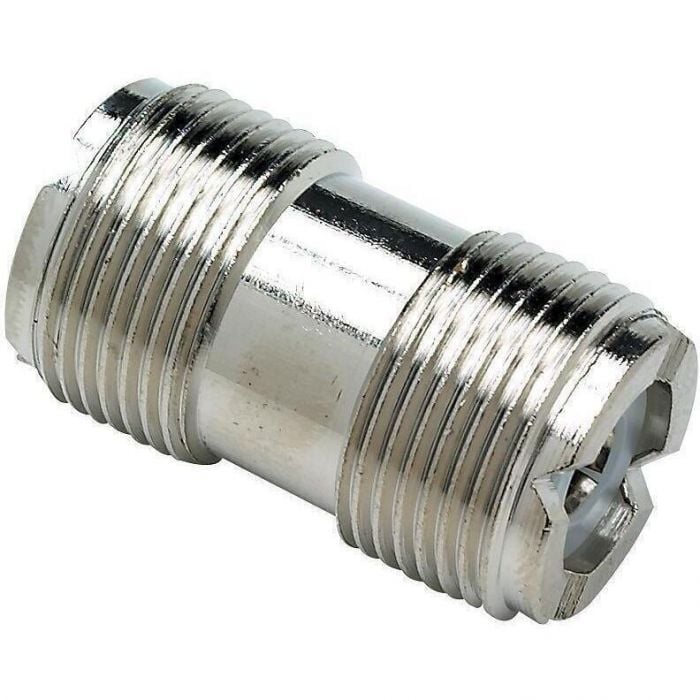 Seachoice 19851 PL258 Double Male Adapter, VHF Cable Antenna Connector