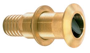 Perko 0377B08PLB Thru-Hull Scupper 1 1/2" Bronze Long Shaft