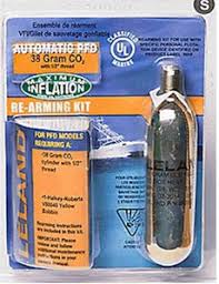 Leland 20-Gram CO2 Inflatable PFD Rearming Kit Color Code V8 Auto - 1/2" Thread